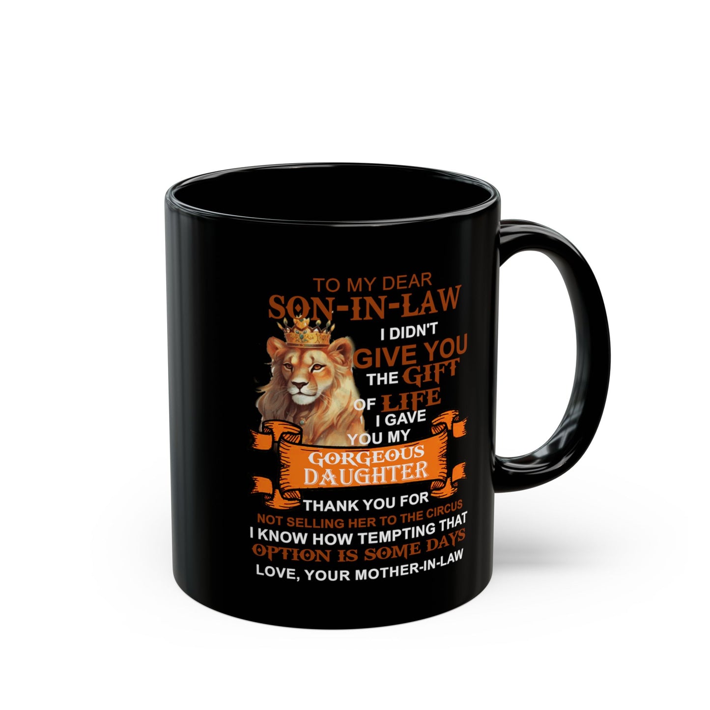 To My Dear Son | Black Mug (11oz, 15oz)