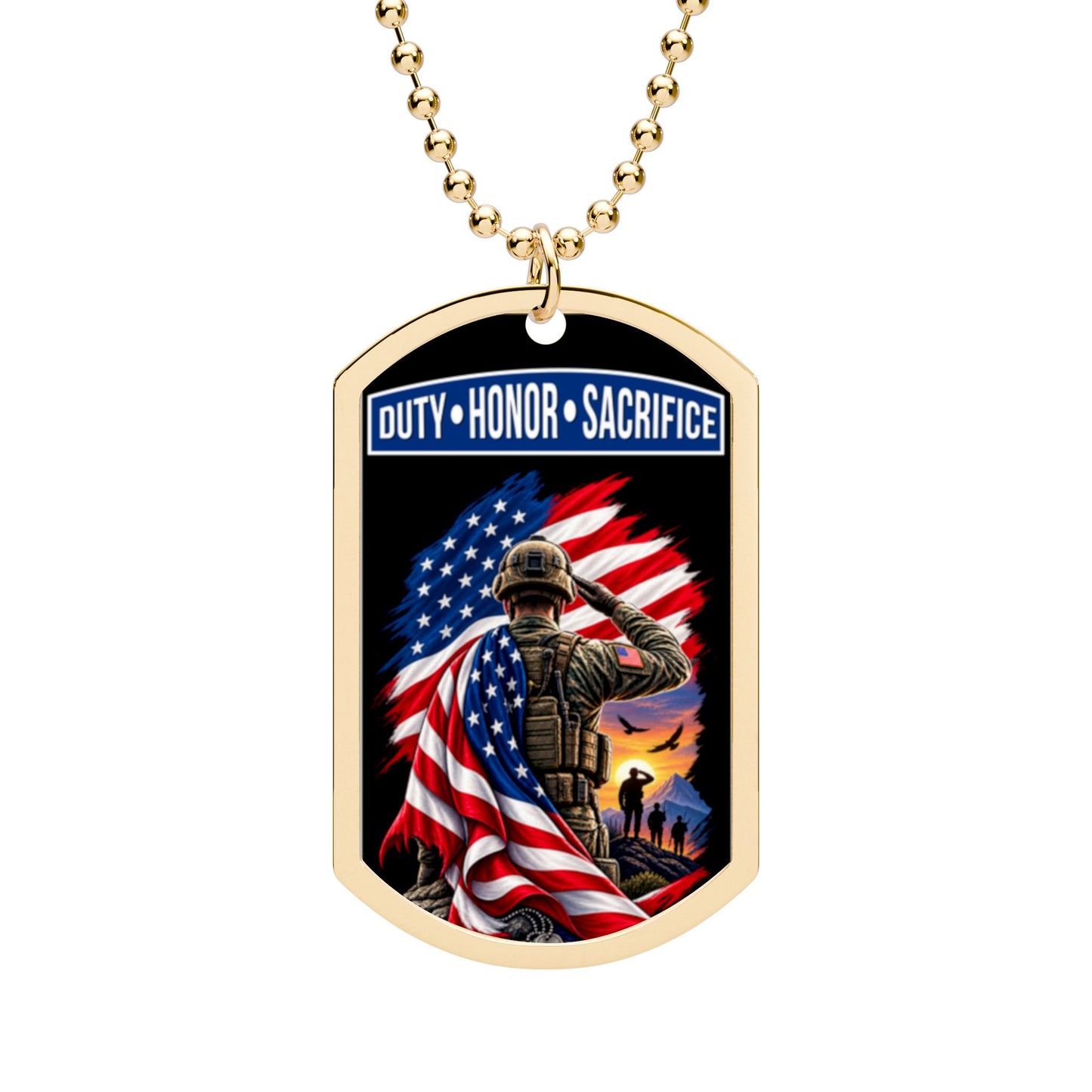 Dog Tag with Chain