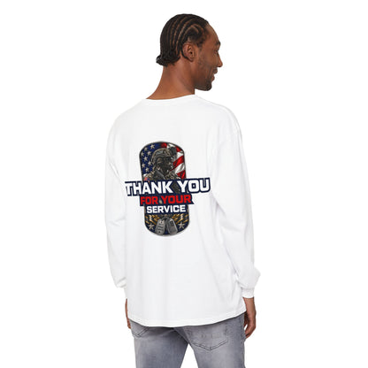 Unisex Garment-dyed Long Sleeve T-Shirt
