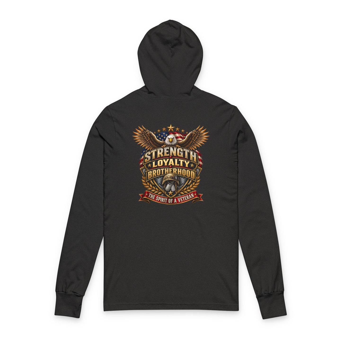 Unisex Hooded Long Sleeve Tee