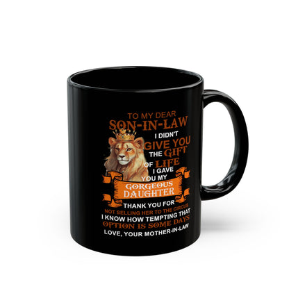 To My Dear Son | Black Mug (11oz, 15oz)