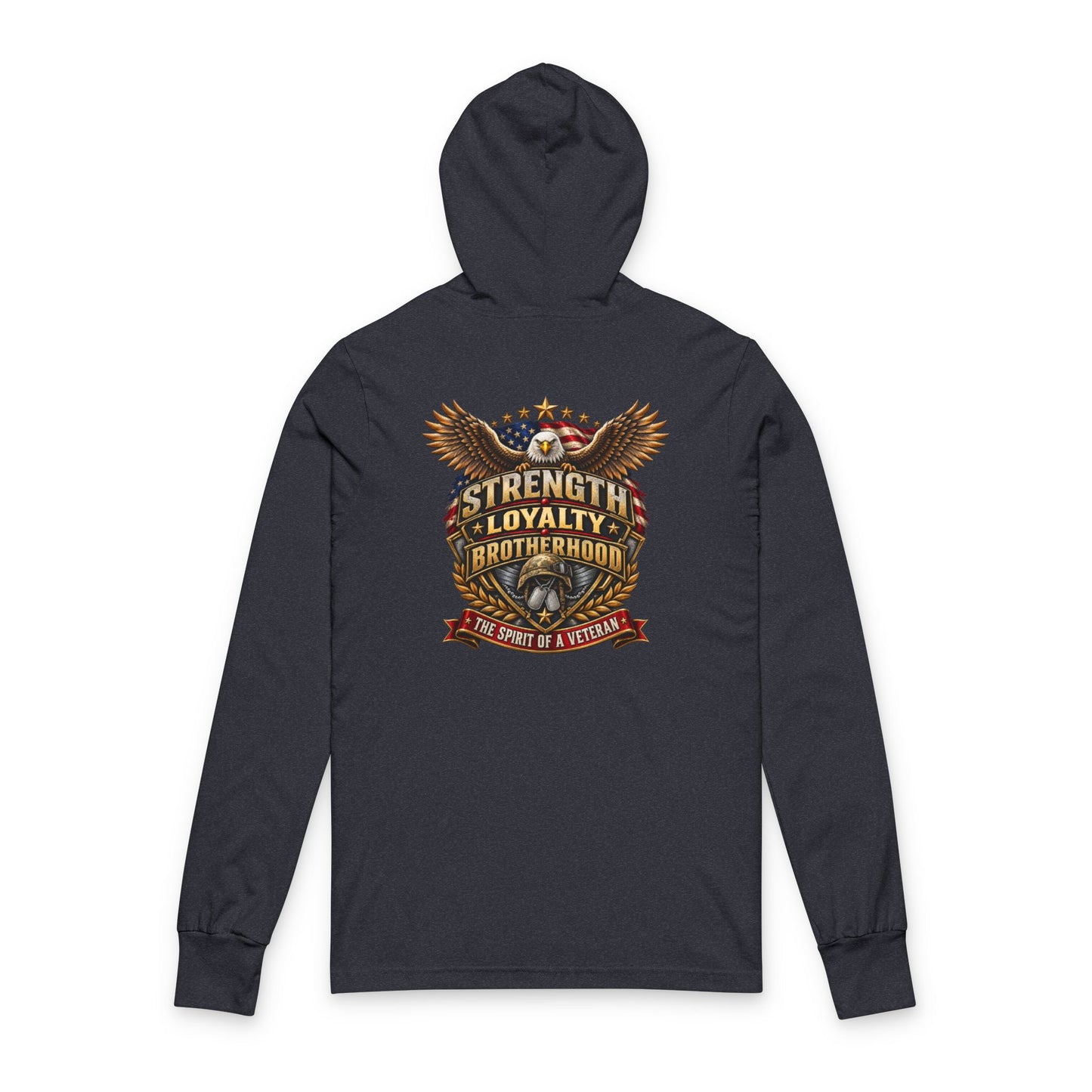 Unisex Hooded Long Sleeve Tee