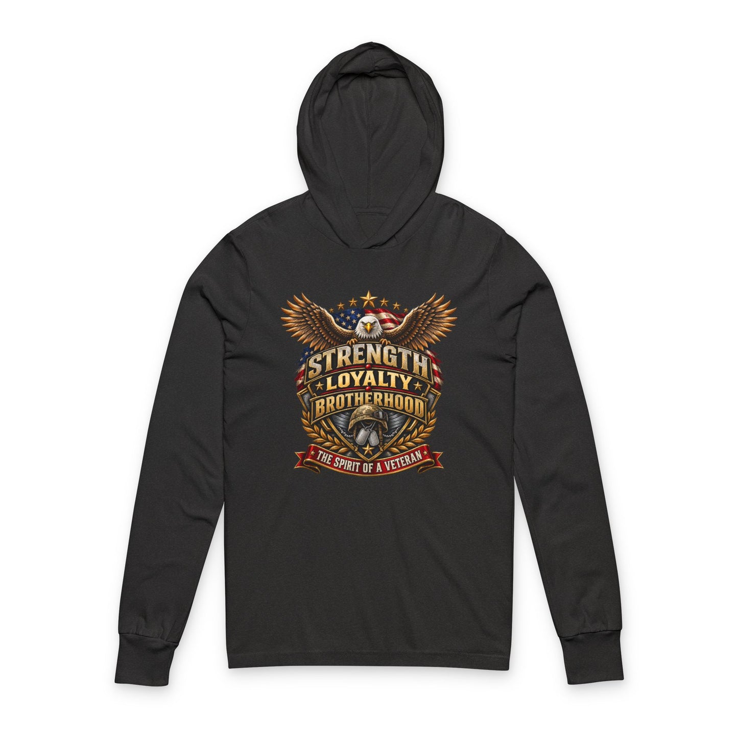Unisex Hooded Long Sleeve Tee