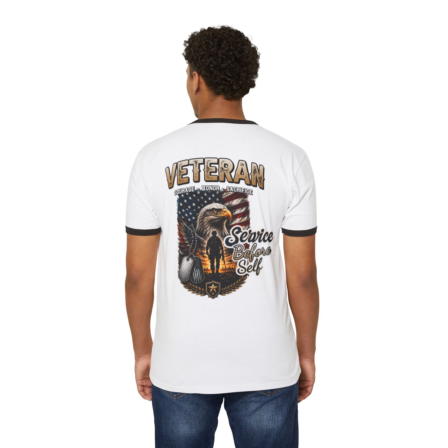 Unisex Cotton Ringer T-Shirt