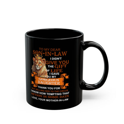 To My Dear Son | Black Mug (11oz, 15oz)