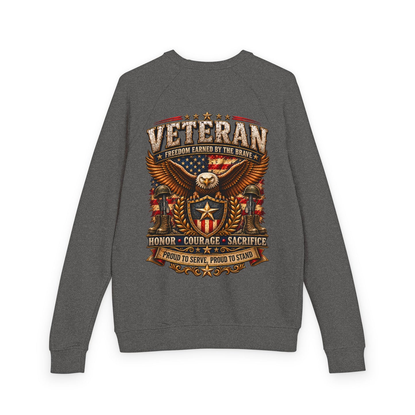 Unisex French Terry Raglan Crewneck