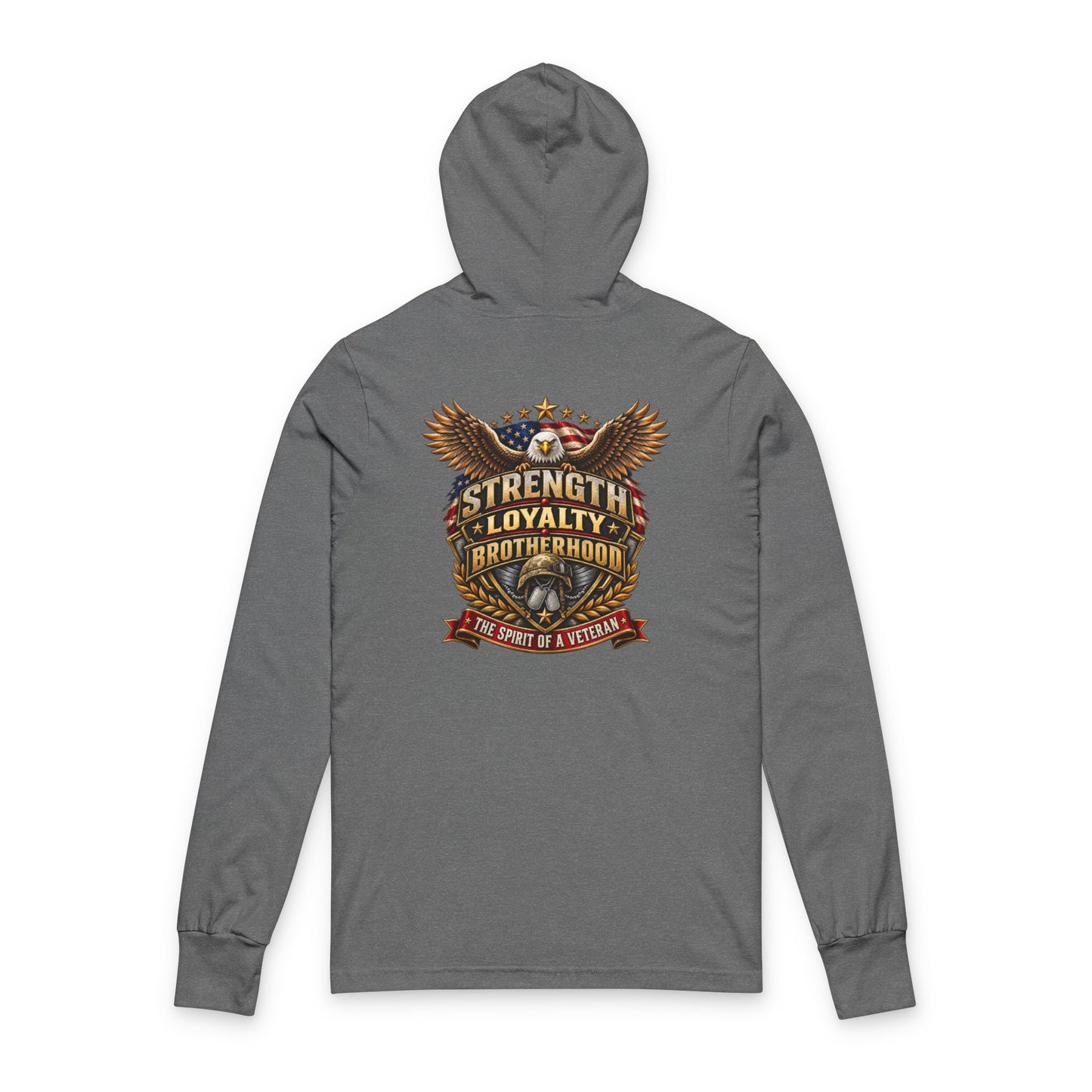 Unisex Hooded Long Sleeve Tee