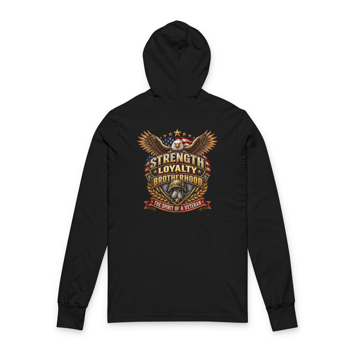 Unisex Hooded Long Sleeve Tee