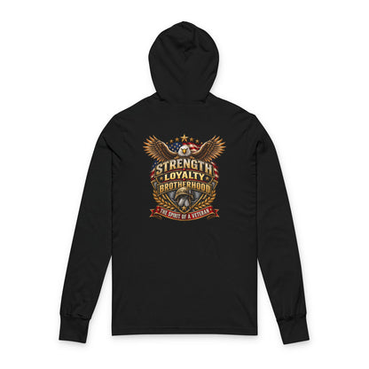 Unisex Hooded Long Sleeve Tee