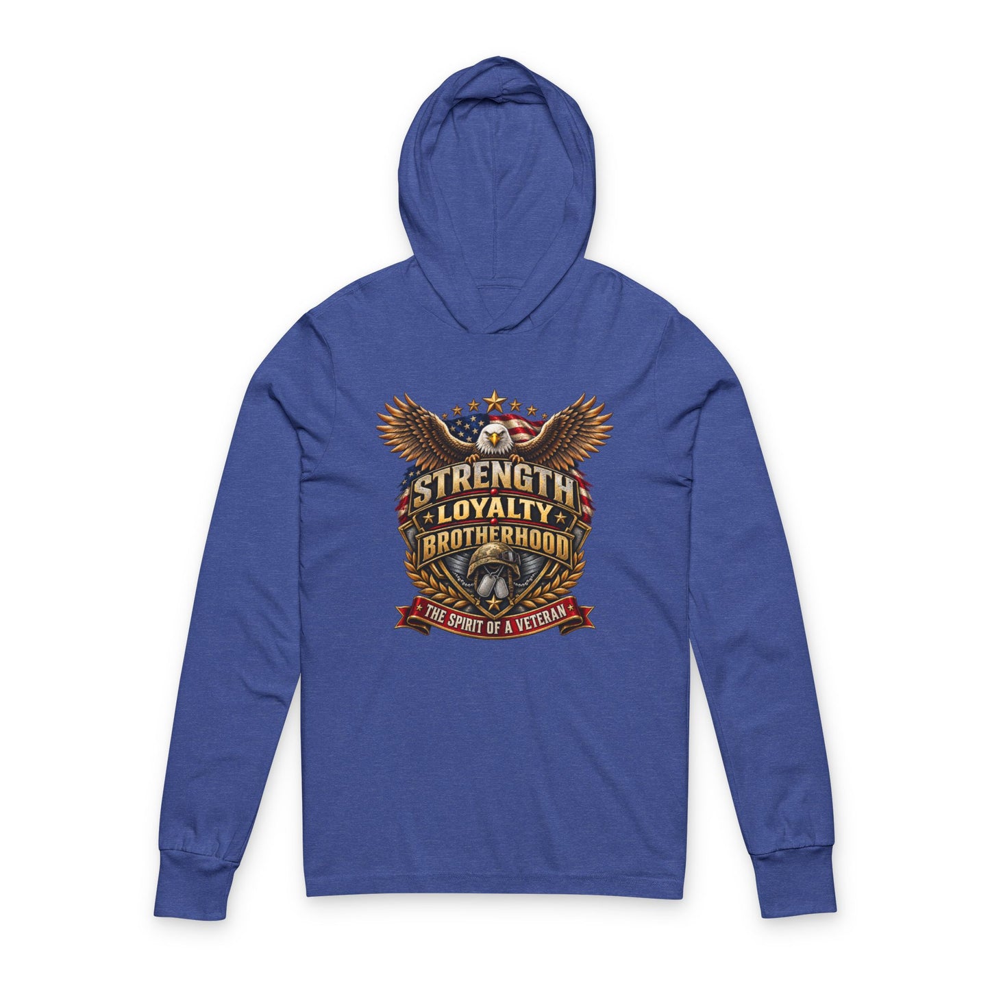 Unisex Hooded Long Sleeve Tee