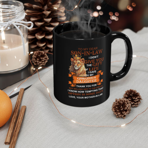 To My Dear Son | Black Mug (11oz, 15oz)