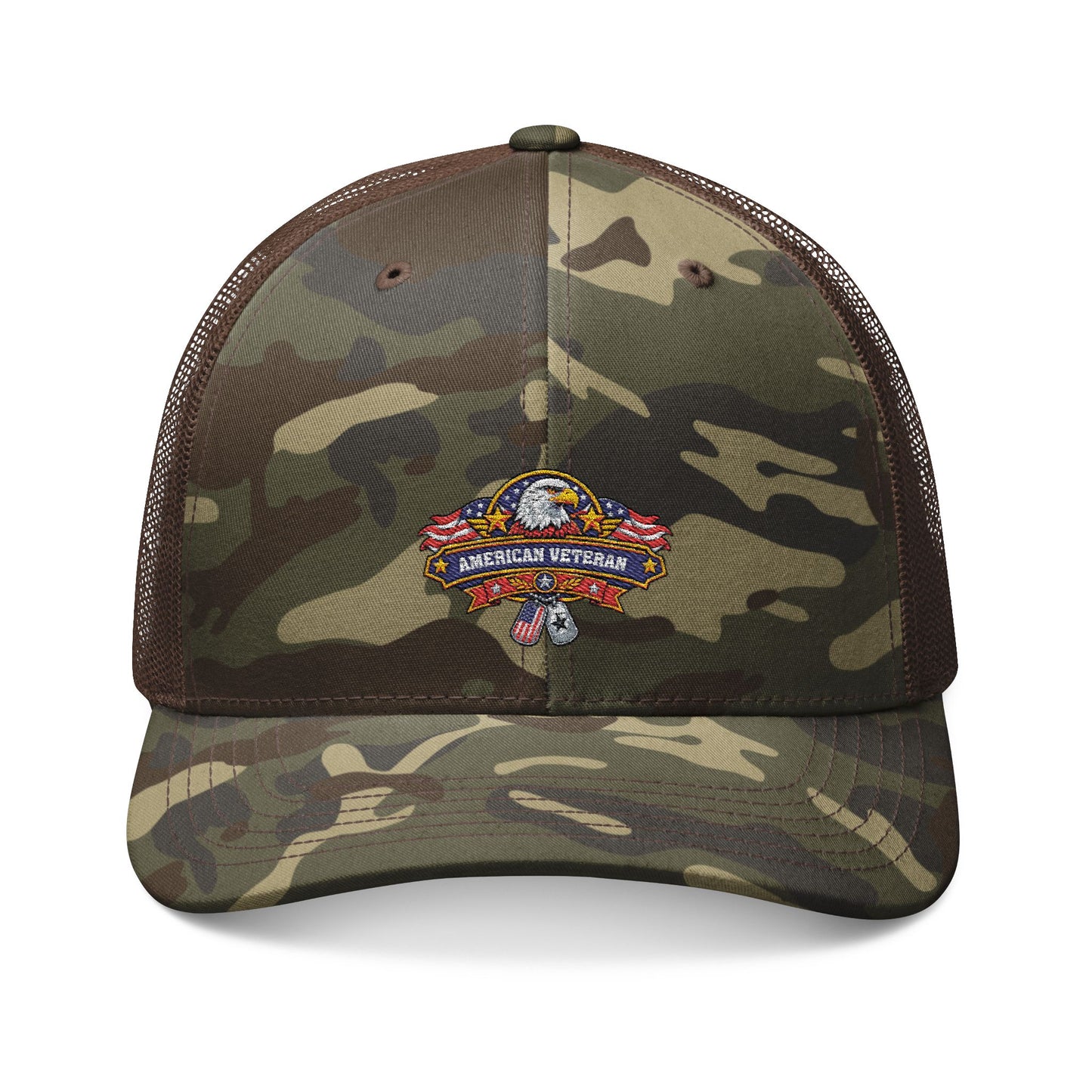 Camouflage Trucker Hat (Embroidery)