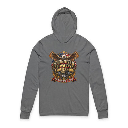 Unisex Hooded Long Sleeve Tee