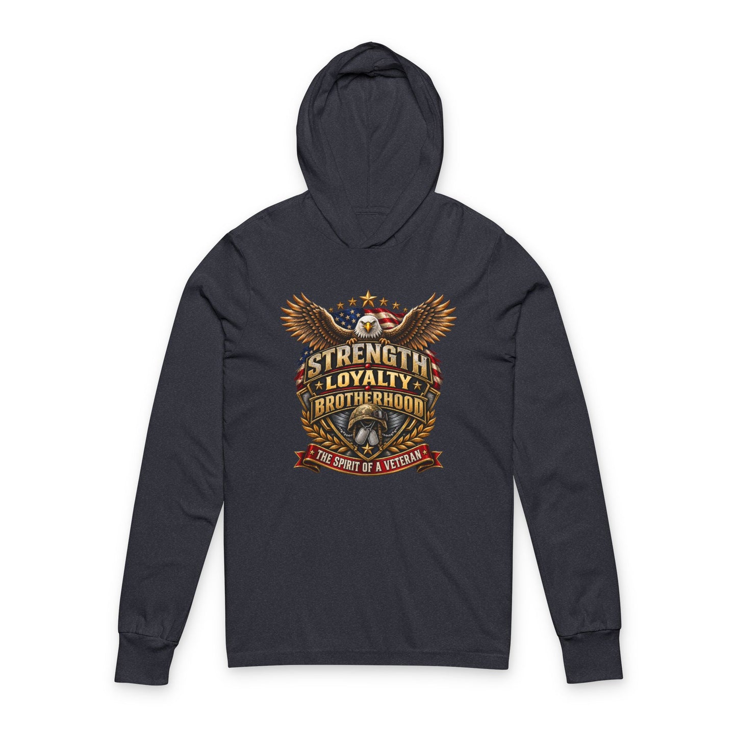 Unisex Hooded Long Sleeve Tee