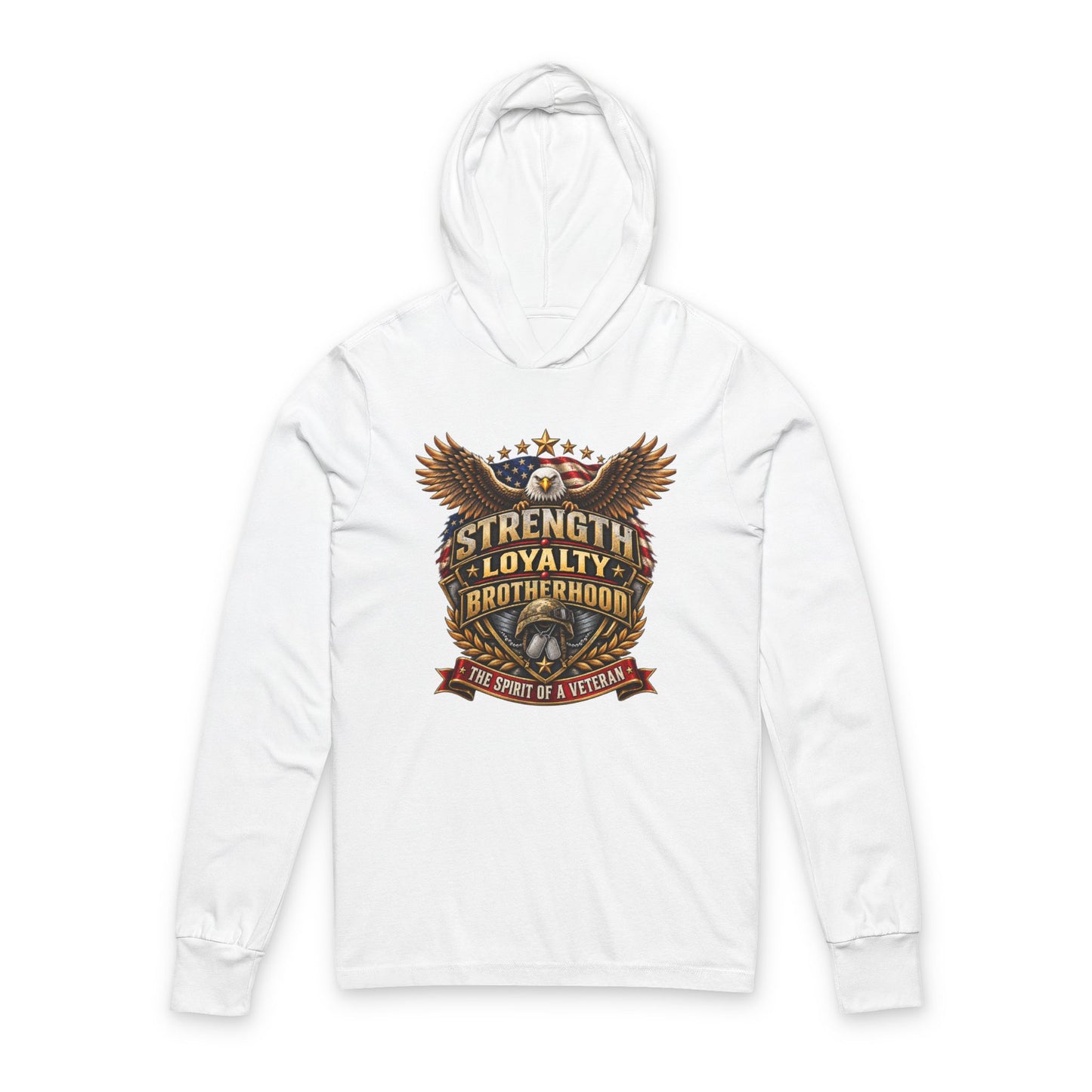 Unisex Hooded Long Sleeve Tee