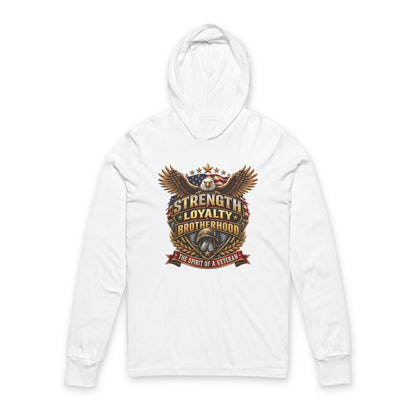 Unisex Hooded Long Sleeve Tee