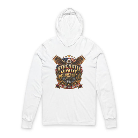 Unisex Hooded Long Sleeve Tee