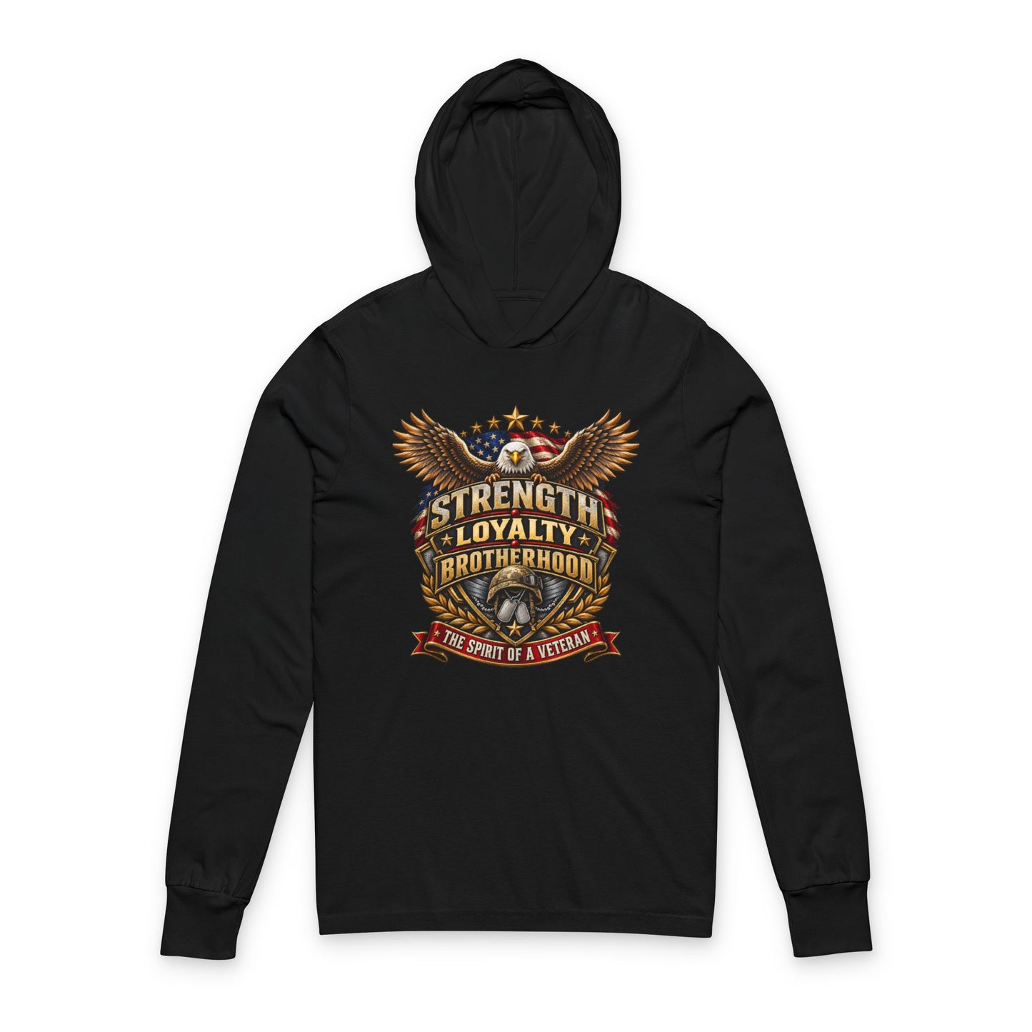 Unisex Hooded Long Sleeve Tee