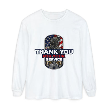 Unisex Garment-dyed Long Sleeve T-Shirt