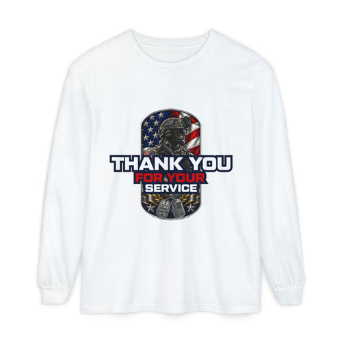 Unisex Garment-dyed Long Sleeve T-Shirt