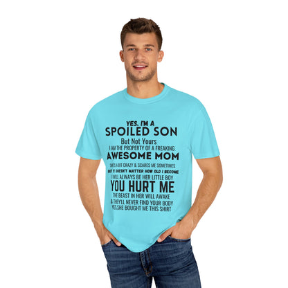 To My Son | Unisex Garment-Dyed T-shirt
