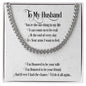 To My Husband | Cuban Link Chain