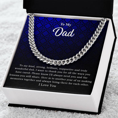 To My Dad | Cuban Link Chain