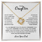 To My Daughter | Love Knot Necklace