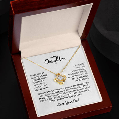 To My Daughter | Love Knot Necklace
