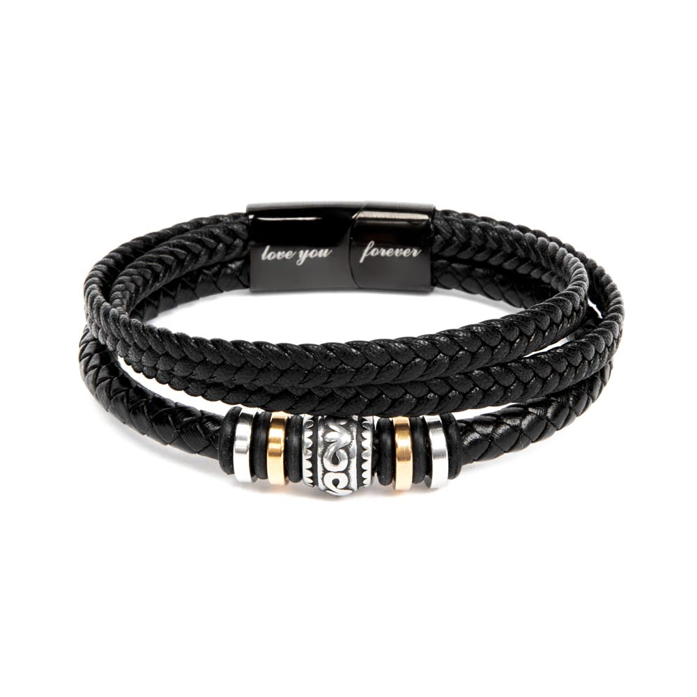 Men's "Love You Forever" Bracelet - My Brother, My Strength Forever