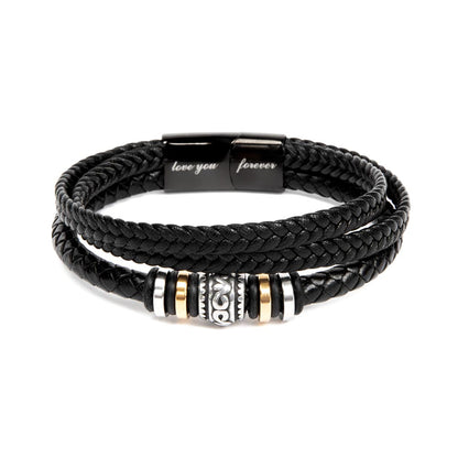 Men's "Love You Forever" Bracelet - My Brother, My Strength Forever