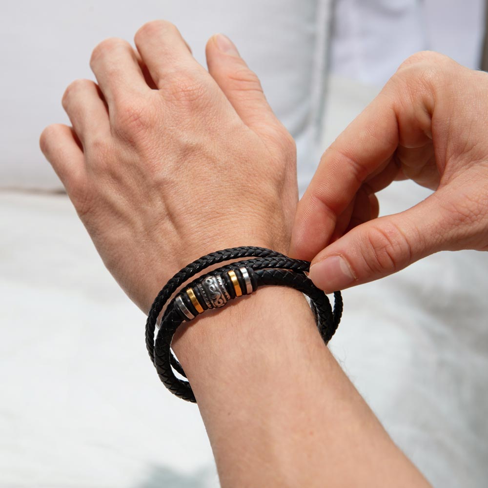 Men's "Love You Forever" Bracelet - My Brother, My Strength Forever